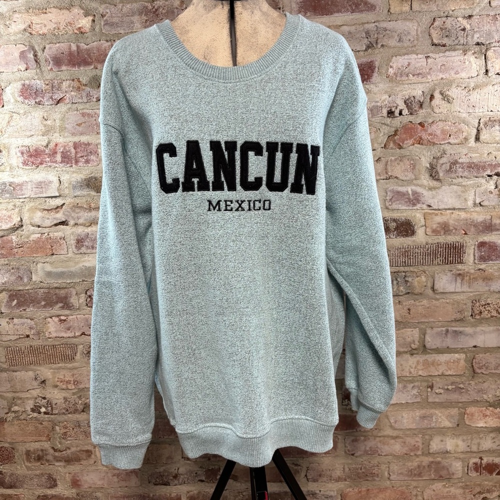 Cancun teal sweatshirt xl